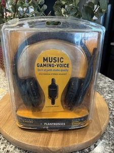 Plantronics .Audio 355 schwarzer Kopfbügel-Kopfhörer - Bild 1 von 4