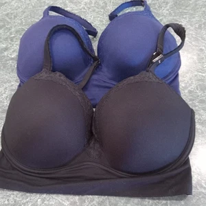 Victoria's Secret Set Of Two 36 DD Pullover Wireless Padded Bra NWT Smooth - Picture 1 of 15