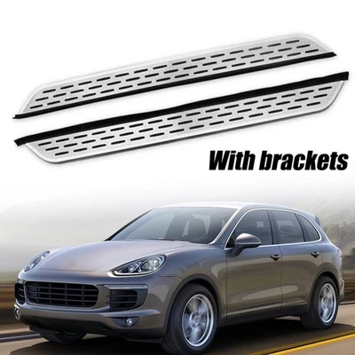 2 piezas estriberas aptas para Porsche Cayenne 2011-2018 barras Nerf escalón lateral Foto 1 de 4