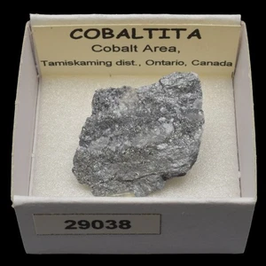 COBALTITA (Cobalt Area, Tamiskaming dist., Ontario, Canada) #29038 / Cobaltite - Picture 1 of 1