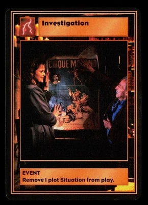 Investigation Highlander: The Card Game Trading Card  CCG - Image 1 of 2