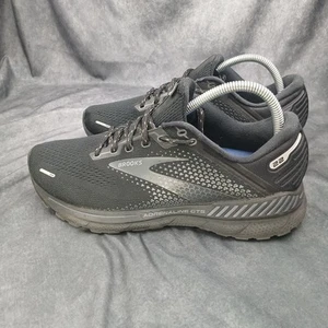 Brooks Adrenaline GTS 22 Womens Size 9 Wide 2E Black Athletic Running Shoes - Picture 1 of 11
