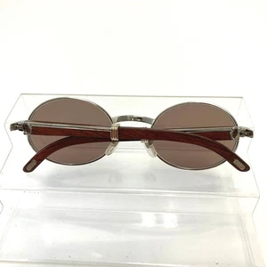 Vintage Cartier Trinity Holz Sonnenbrille in Silber und Gold Konvolut - Bild 1 von 17