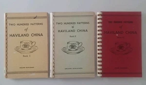 Two Hundred Patterns of HAVILAND CHINA Book 1,2,3 Arlene Schleiger - Picture 1 of 11