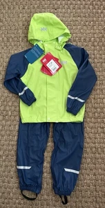 NWT Helly Hansen Unisex Bergon 2.0 PU Child's Rainsuit Snowsuit size 116/6 - Picture 1 of 21
