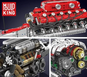 Mould King Technology Motorized Engine Building Block Model Sets - Picture 1 of 27