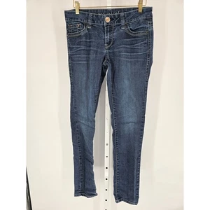 Maurices Women's Blue Low Rise Button Closer Cotton-Polyester Jeans Size M - Picture 1 of 5