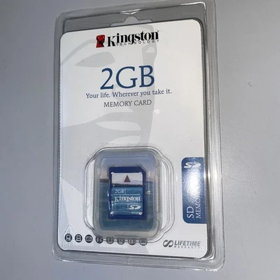 Kingston 2GB SD Memory Card - Made in Japan NIB - Image 1 of 2