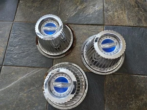 1964 FORD GALAXIE 500 OEM 14" TURBINE HUBCAP / WHEEL COVER  Center / Emblems - Picture 1 of 10