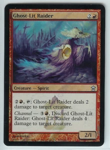 MTG Magic FOIL DCI _ Saviors Promo _ GHOST-LIT RAIDER - Picture 1 of 1