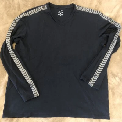 Armani Exchange Men’s Shirt Long Sleeve T  Black Size XXL - Image 1 of 4