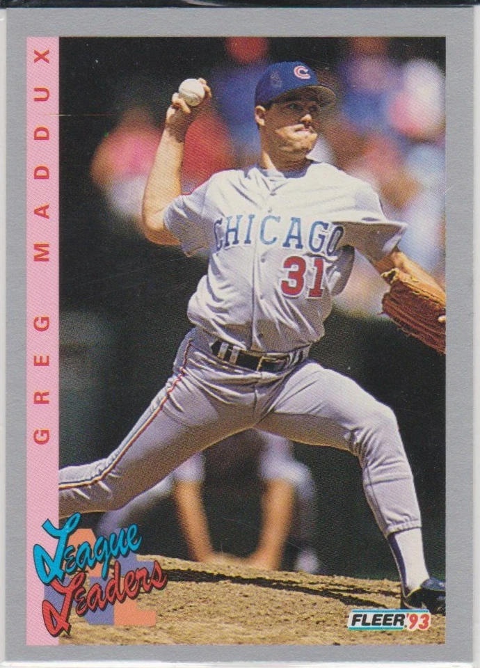 Greg Maddux base cards - Chicago Cubs - Atlanta Braves ----------- REBATES APPLY - Image 1 of 1