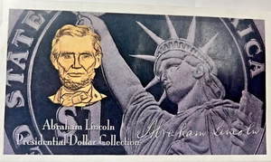 2010 P & D Abraham LINCOLN Presidential Dollar Collection 2 Coin Set SEALED - Picture 1 of 3