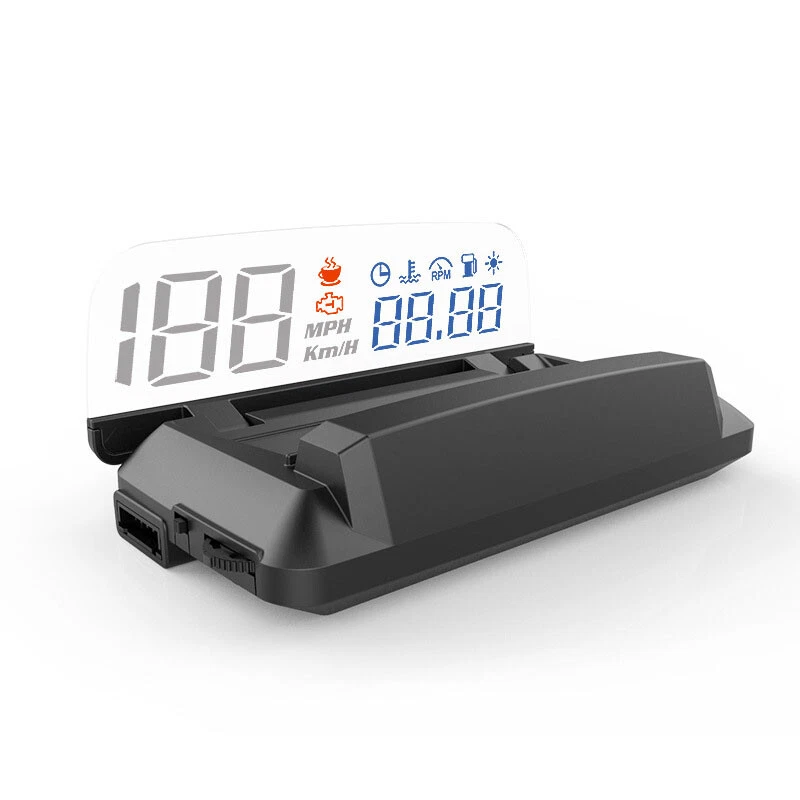 5inch  L3 OBD2 Heads Up Display Car HUD Alarm /Reminder With Reflection Board - Image 1 of 4