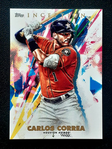 CARLOS CORREA 2020 TOPPS INCEPTION NO 6        34611