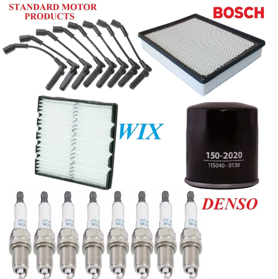 Kit de afinación filtros cable bujía para Chevrolet Silverado 2500 HD V8 6,0 L 2008 Foto 1 de 1