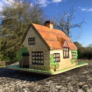Vintage Beswick Keramik Landhausgeschirr Butter-/Käseschale - Bild 1 von 9