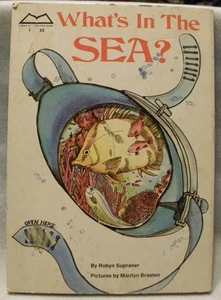 Vintage 1971 What's in the SEA,Robyn Supraner nutmeg press large board HTF - Picture 1 of 2