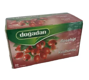 Dogadan Rosehip Fruit (Kusburnu)Tea 20 Tea Bags New - Picture 1 of 7