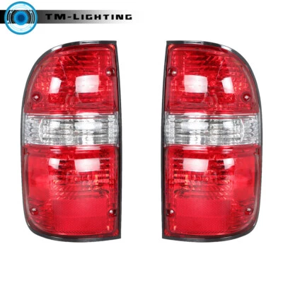 Luzes traseiras traseiras LH RH vermelhas fumê para Toyota Tacoma 2001 2002 -2004 - Imagem 1 de 4