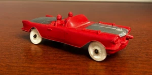 Vintage 1950's Auburn Rubber # 504 Convertible Cadillac-Red w/White Wheels, USA - Picture 1 of 3