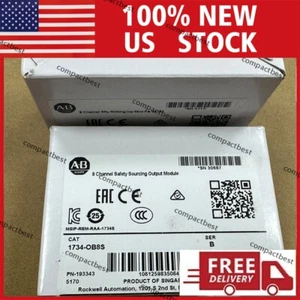New Allen-Bradley 1734-OB8S Point I/O 8 Channel Safety Sourcing Output Module - Picture 1 of 2