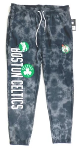 NBA Official Boston Celtics Black Gray Camo Jogger Pant Sweatpants Sz L NWT $65 - Picture 1 of 7