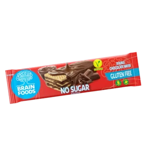 Brain Foods Doppel Schokoladen-Waffel Vegan 40g (49,75 EUR/kg) - Bild 1 von 1