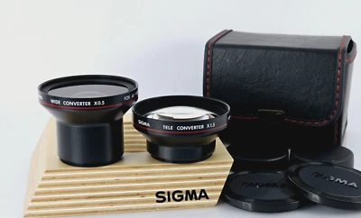 🌸[Near MINT] Sigma VT-S Tele Converter X1.5 VW-S Wide X0.5 for AF Video Japan - Image 1 of 4