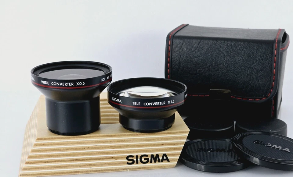 🌸[Near MINT] Sigma VT-S Tele Converter X1.5 VW-S Wide X0.5 for AF Video Japan - Image 1 of 4