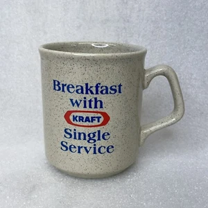 Breakfast with Kraft Single Service Coffee Mug Cup Vintage, Made in England NICE - Picture 1 of 6