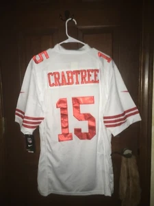 NWT* Mens Nike Size Large MICHAEL CRABTREE 49ers NFL Football Jersey ~ Sewn - Picture 1 of 11