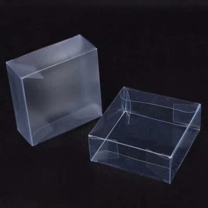 100x Clear Transparent Frosted Matte Party Wedding Favor Box Product Packing Box - Bild 1 von 4