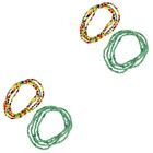 Set Of 2 Body Jewelry Beach Ornaments Waist Beads For Women Navel Ring