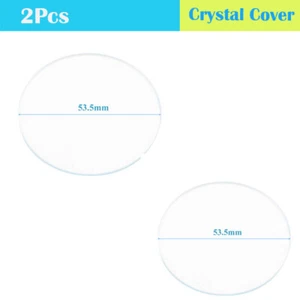 2 Piezas Mitutoyo Dial Pinza Repuesto Cristal Cubierta Tapa 53.5mm Diámetro - Imagen 1 de 8