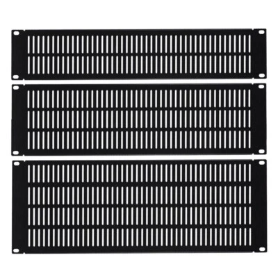 2U or 3U or 4U Vented Blank Rack Mount Panel Spacer 19" Network Server Cabinet - Image 1 of 4