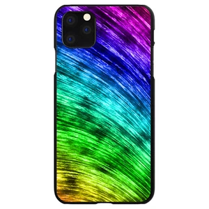 Hard Case Cover for iPhone / Samsung Galaxy Rainbow Shimmering Curve - Picture 1 of 38