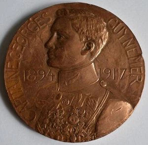 MEDAILLE Capitaine GUYNEMER 1917 LEGASTELOIS aviateur pilote Monnaie de Paris - Imagen 1 de 2