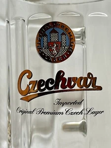 Czechvar Czech Lager Beer Glass .5L By SAHM Mug - Picture 1 of 12