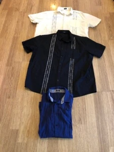 COOFANDY ~ Lot of 3 Mens Short Sleeve Shirts (XL) - Picture 1 of 1