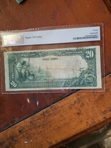 1902 $20 CH #10231 DATE BACK Fr.646 PMG20 VF Kansas City, Missouri - Picture 1 of 6
