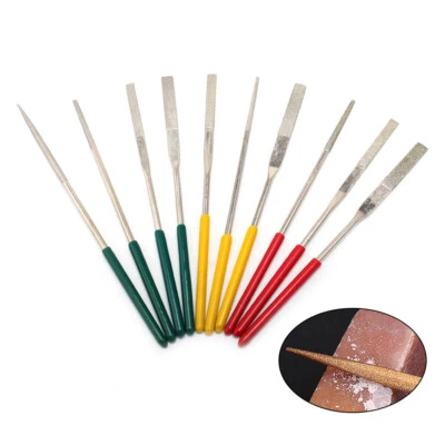 10pcs Diamond Mini Needle File Set Repair Tool For Jeweler Wood Carving Craft - Image 1 of 4