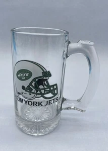 NFL New York Jets Football Logo Beer Smaller 5.5” Mug Vintage - Picture 1 of 11