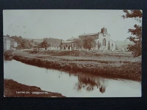 Yorkshire Skipton Linton GRASSINGTON St Michael's Church c1910 RP Postcard - Picture 1 of 2