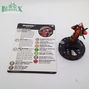 Heroclix Deadpool y X-Force set Deadpool #033 ¡Figura rara con tarjeta! - Imagen 1 de 1