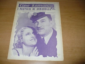 CINEMA CINE-ROMANZO N.241 1932 I PASTICCI DI ANNABELLA J. MACDONALD V. MCLAGLEN - Picture 1 of 1