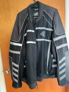 Harley Davidson Riding Gear Jacke schwarz mit herausnehmbarem Futter 3XL - Bild 1 von 6