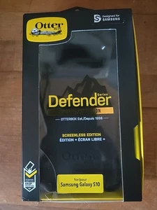 OtterBox Defender Series Case and Holster for Samsung Galaxy S10 - Black - Zdjęcie 1 z 5