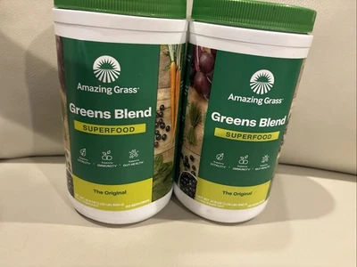 Paquete de 2 ~ NUEVO Increíble Superalimento Verde Hierba El Original 17oz 480g Exp 07/26 Foto 1 de 3