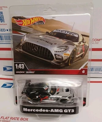 Hot Wheels Premium 2024 Mercedes-AMG GT3 1:43 Scale G14-17 - Image 1 of 4